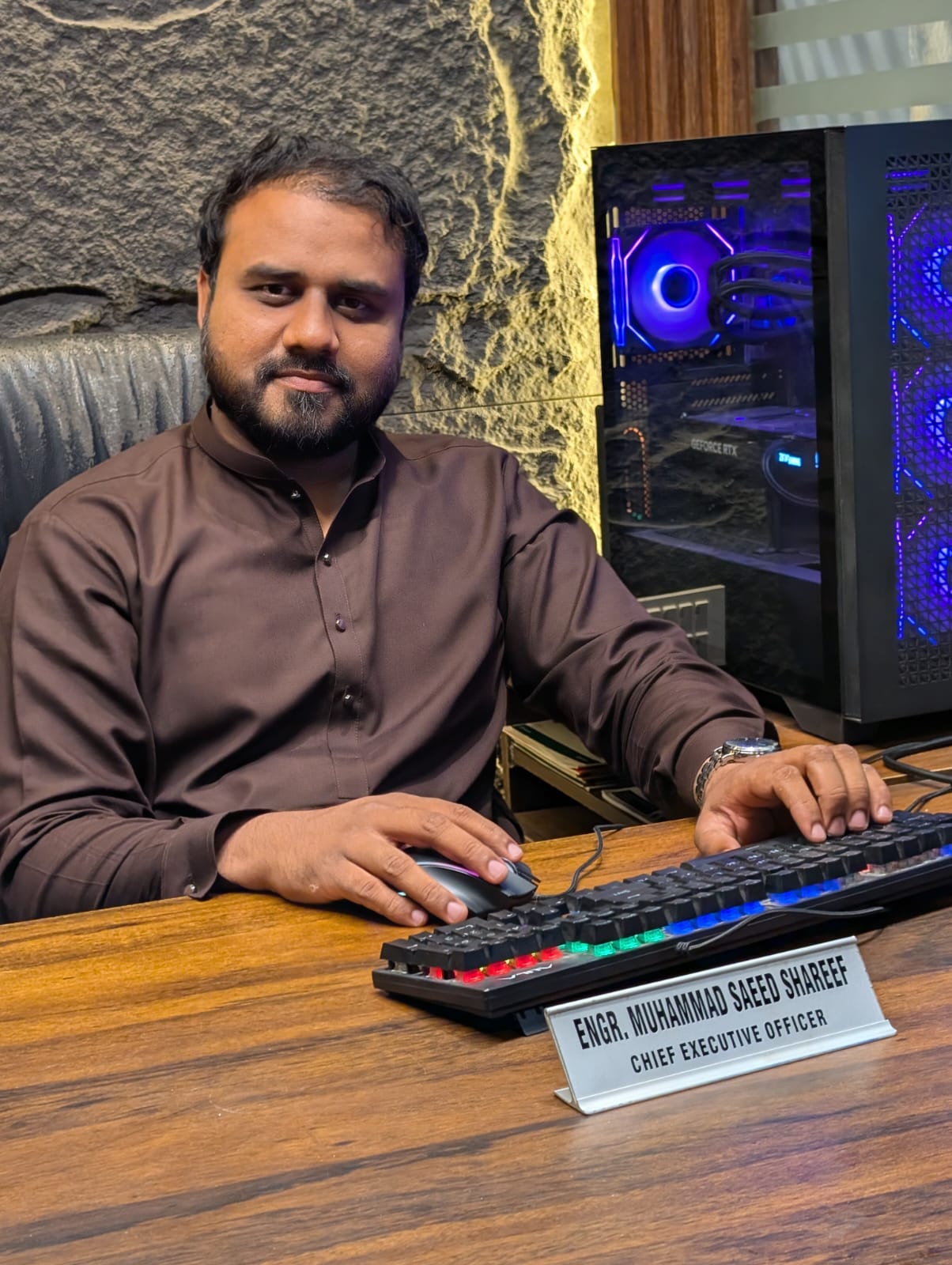Engineer Muhammad Saeed Shareef, Chief Executive Officer